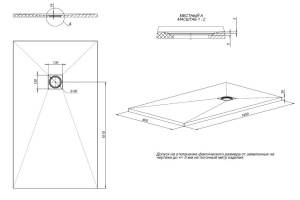 Поддон для душа Allen Brau Priority 140х80 белый - 2