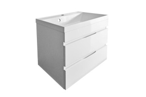 Тумба под раковину подвесная Stella Polar Памелла 60 белая