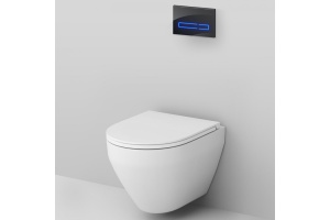 Комплект AM.PM Spirit V2.0 IS450A38.701700 с сиденьем микролифт, сенсорная кнопка - 3