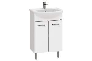 Тумба с раковиной Onika Коралл 50 белый 