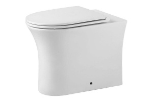 Унитаз приставной Agger белый с сиденьем микролифт