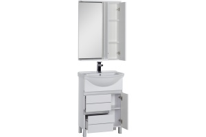 Мебель для ванной Aquanet Доминика 60 белая - 2