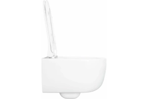 Унитаз подвесной Allen Brau Priority безободковый с сиденьем микролифт белый - 3