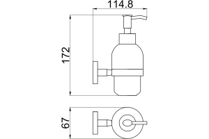 Дозатор Allen Brau Priority 6.31006-00 хром - 2