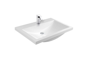 Мебельная раковина Misty Монако 70 белая глянцевая