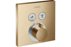 Смеситель для душа Hansgrohe ShowerSelect с термостатом шлифованная бронза