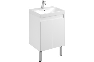 Тумба с раковиной Aquaton Сканди Doors 55 белый - 2