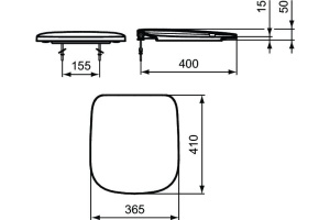 Сиденье для унитаза Ideal Standard Esedra (T318601) - 3