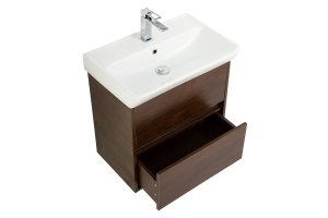 Тумба с раковиной BelBagno Neon 50 темное дерево - 3