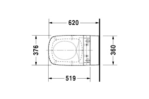 Унитаз подвесной Duravit DuraStyle с крышкой, белый (2542590000) - 3