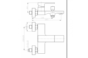 Смеситель для ванны WeltWasser WW MX KASSEL 703 хром (10000001979) - 2