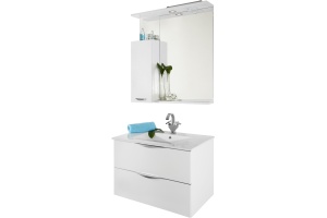 Зеркало-шкаф Vod-Ok Марко 75 L, белый - 2