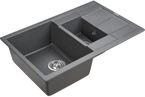 Мойка кухонная Paulmark Feste 77.5 графит - 2