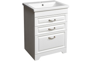 Тумба под раковину Stella Polar Кармела Сомо 60 белый