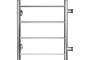 Водяной полотенцесушитель Terminus Аврора П4 400x500 Хром боковое подключение