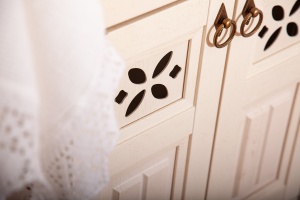 Мебель для ванной Бриклаер Кантри 60 бежевый дуб, угловая - 3