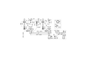 Сифон для кухонной мойки Omoikiri светлое золото (4956495) - 2