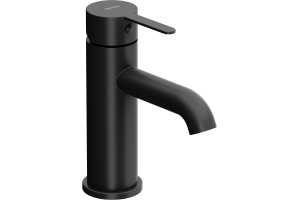 Смеситель для раковины STWORKI by Damixa Стокгольм HFSG02130 черный, латунь, однорычажный, матовый