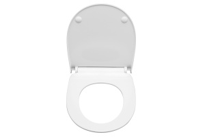 VICTORIA Сиденье с крышкой тонкое дюропласт, микролифт, быстросъемн. - 2