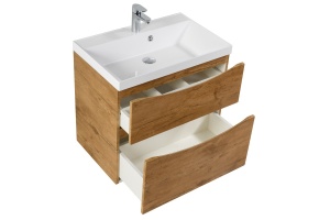 Тумба с раковиной BelBagno Marino 70 светлое дерево - 3