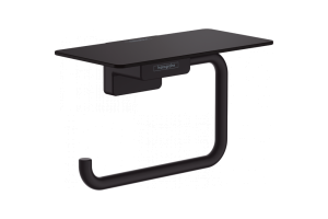 Бумагодержатель, Hansgrohe, AddStoris, без крышки, ширина, мм-150, глубина, мм-80, высота, мм-88, тип установки-настенный, крепления в комплекте, с полкой, ц?