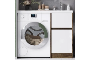 Комплект мебели Aquaton Лондри 40 светлое дерево-белый - 2