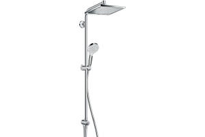 Душевая стойка Hansgrohe Crometta E 240 1jet Showerpipe Reno EcoSm 27289000 9 л
