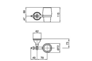 Стакан Webert Ottocento (AM500301065) - 2