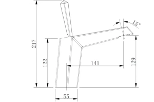 Смеситель для раковины Abber Zeitlos черный матовый - 2