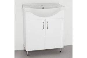 Тумба с раковиной Style Line Эко Стандарт №23 70 белая