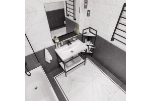 Мебель для ванной DIWO Смоленск 80 с раковиной Moduo 80 - 2