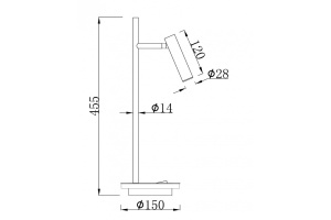 Настольная лампа Maytoni Estudo Z010TL-L8W3K - 2
