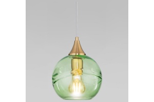 Подвесной светильник Eurosvet Lotus 50221/1 зеленый