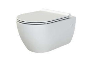 Унитаз подвесной Boheme Bianco с крышкой белый матовый