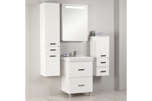 Комплект мебели напольный Aquaton Америна 60 Н белый глянцевый