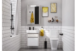 Комплект мебели подвесной Aquaton Верди 50 белый-светлое дерево