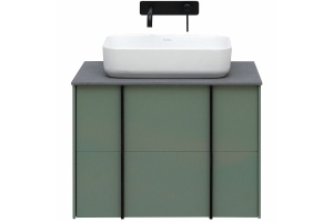 Тумба под раковину Allen Brau Reality 70 серо - зеленый матовый - 2