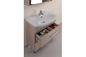 Тумба под раковину Onika Дельта 60 светлое дерево - 2