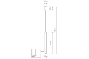 Подвесной светильник Nowodvorski Laser 490 10453 - 2