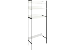 Шкаф Sanflor 82613186 черный муар, для туалета