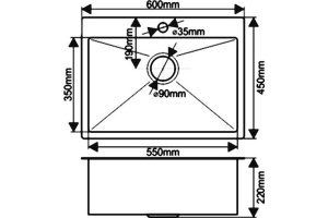 Мойка кухонная Melana D6045HG золото - 2
