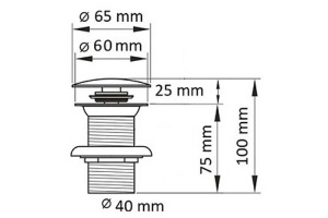 Раковина накладная CeramaLux NC 50.5 см капучино матовый (78239XMC-1) - 3