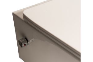 Унитаз подвесной SantiLine SL-5004SM-BD безободковый, с микролифтом - 3