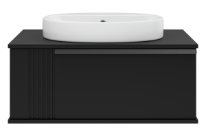 Тумба под раковину Brevita Savoy 80 черный (SAV-09080-0301Я)