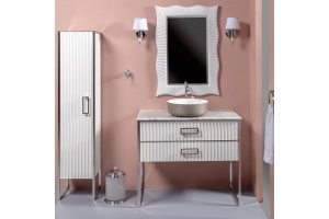 Зеркало Armadi Art Soho 70х100 с подсветкой белый - 2