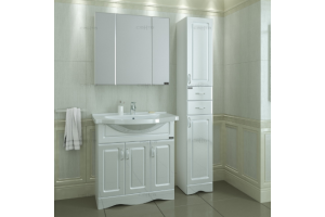 Тумба с раковиной Санта Верона 80 белый - 2