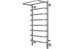 Электрический полотенцесушитель Terminus Полка П8 400х850 с полкой Хром - 2