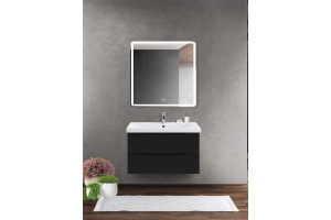 Комплект мебели Belbagno Marino-Cer 100 черный - 2