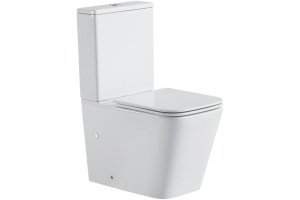 Унитаз напольный Black&White Universell белый с сиденьем микролифт