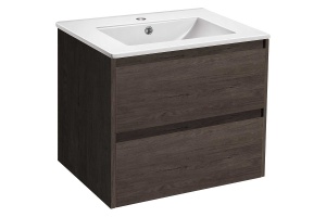 Тумба с раковиной Vincea Gio 60 темное дерево